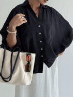 شومیز PERRY آستین کیمانو کد 220578 - تصویر 11