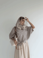 شومیز PERRY آستین کیمانو کد 220578 - تصویر 21