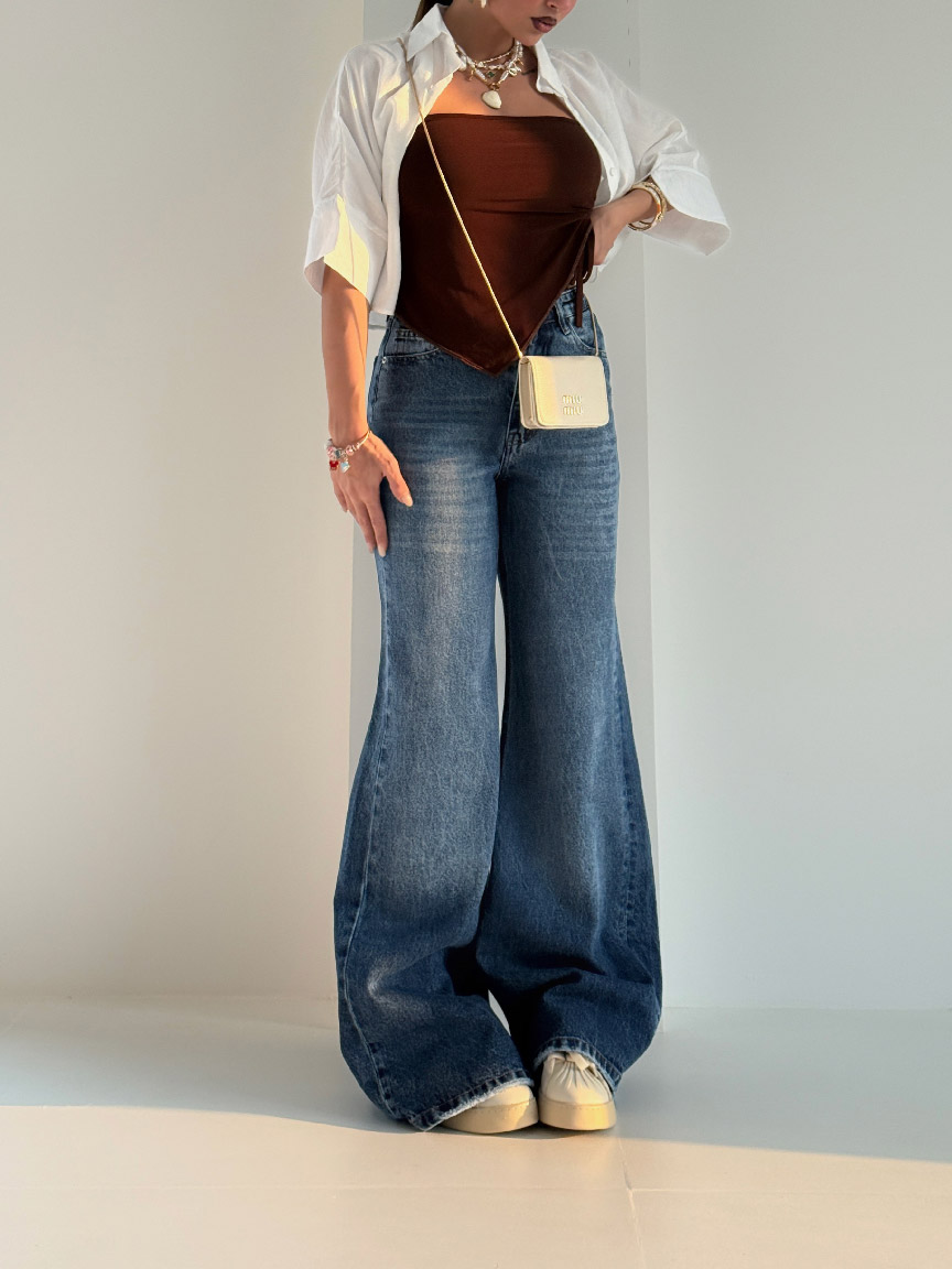 RUON6618 شلوار جین SUPER BAG کد 101884 - تصویر 1
