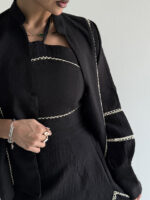 ست 3 تیکه دکلته و دامن کد 160818 - تصویر 18