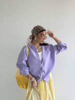 شومیز تک جیب کد 220612 - تصویر 2