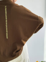 بلوز یقه گرد چاپدار کد 200875 - تصویر 2