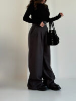 شلوار کتان کمر سگک 102017 - تصویر 10