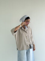 شومیز بغل چاک کد 220622 - تصویر 23