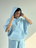 ست هودی و شلوار آستین برش کد 160845 - تصویر 18