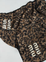 شال پلنگی MIU MIU کد 310685 - تصویر 3