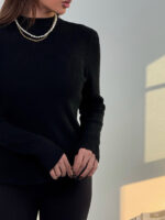 بلوز بافت چاک دار کد 180570 - تصویر 5