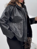کت چرم LEATHER SHIRT کد 120396 - تصویر 2