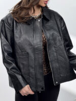 کت چرم LEATHER SHIRT کد 120396 - تصویر 3