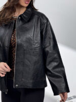 کت چرم LEATHER SHIRT کد 120396 - تصویر 4