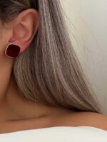 گوشواره مخملی کد 310720 - تصویر 3
