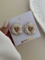 گوشواره گلدین کد 310735 - تصویر 2