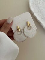 گوشواره میناکاری آرتینا کد 310733 - تصویر 2