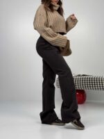 شلوار جین نیم بگ کد 102112 - تصویر 2
