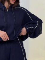 ست سوییشرت و شلوار مغزی دوزی کد 160868 - تصویر 16