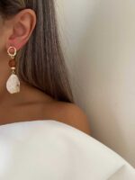 گوشواره سنگی کد 310715 - تصویر 3