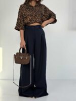 شلوار پارچه ای بگ کد 102203 - تصویر 9
