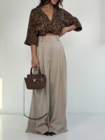 شلوار پارچه ای بگ کد 102203