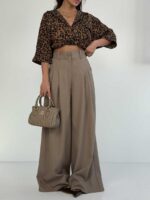 شلوار پارچه ای بگ کد 102203 - تصویر 4