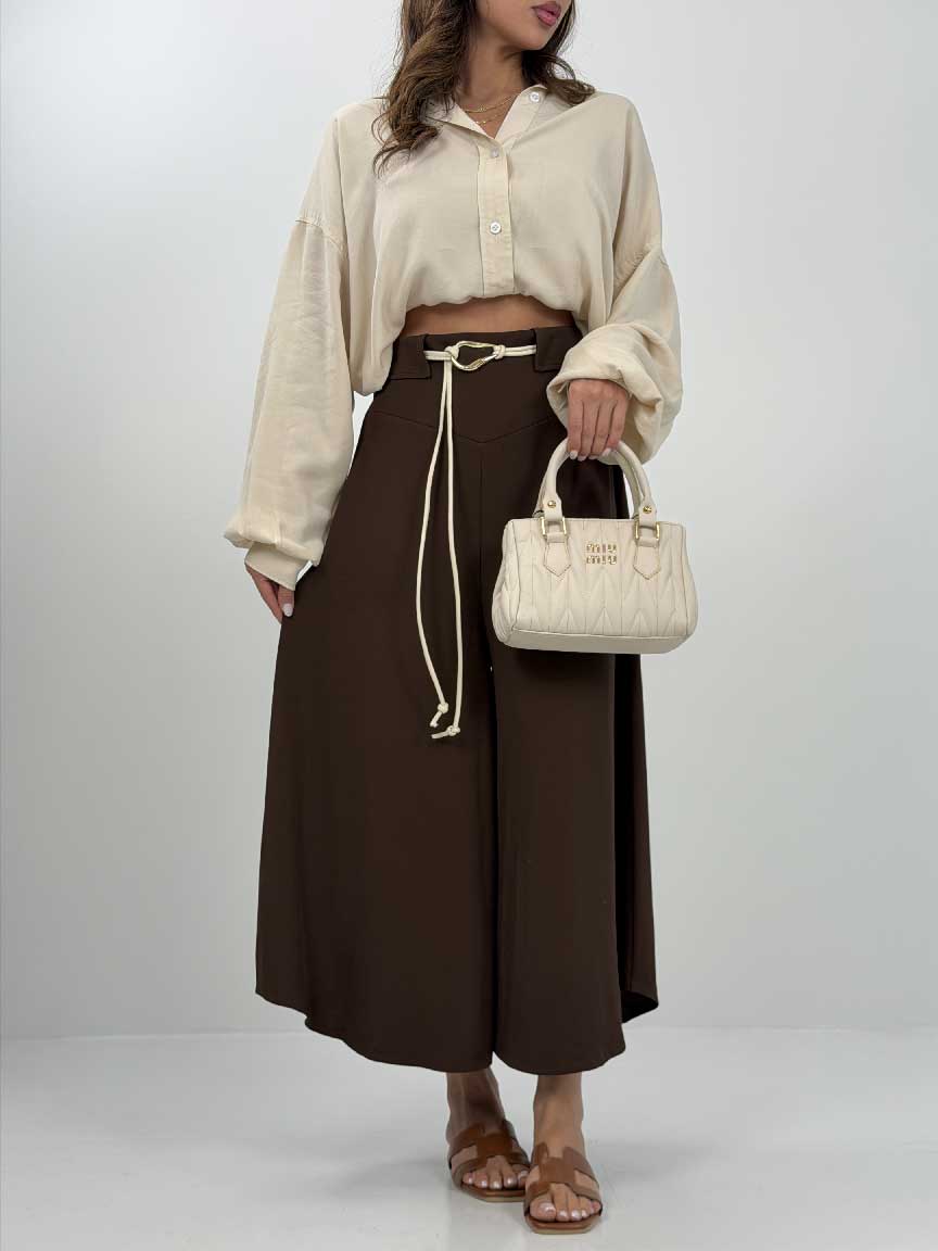 IMG_0917 شلوار دامنی کمرکش کد 102209 - تصویر 1