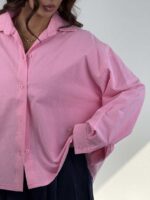 شومیز لینن پشت چاک کد 220631 - تصویر 20