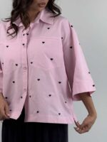 شومیز لینن HEART کد 220629 - تصویر 12