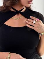 بلوز یقه گرد LYCRA کد 180599 - تصویر 15