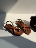 صندل فلت کراس بند کد 141168 - تصویر 8