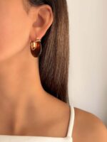 گوشواره حلقه ای کد 310831 - تصویر 2