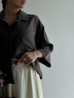 شومیز پشت هلال کد 220636 - تصویر 20