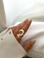 انگشتر ترکیبی سنگی کد 310783 - تصویر 2