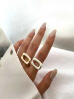 انگشتر مستطیلی کد 310781