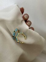 گوشواره نگین دار کد 310778 - تصویر 4