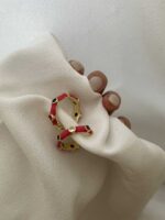 گوشواره نگین دار کد 310778 - تصویر 5