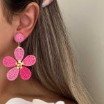 گوشواره کنفی آویزدار کد 310769