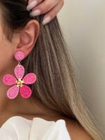 گوشواره کنفی آویزدار کد 310769