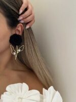 گوشواره گل رز کد 310775 - تصویر 3
