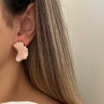 گوشواره دفرمه مینا کاری کد 310832