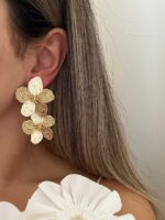 گوشواره کنفی 5 پر کد 310768