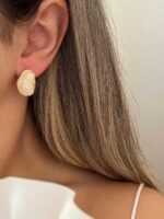 گوشواره مینی دفرمه کد 310830 - تصویر 5