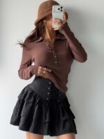 بلوز کبریتی DILVIN کد 180611