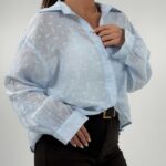 شومیز جلو گره MIU MIU کد 220646