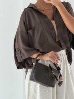 شومیز آستین کوتاه دایانا کد 220656 - تصویر 18