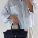شومیز شیشه ای تک جیب کد 220653