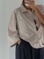 تیشرت جلو دکمه ماکان کد 180662 - تصویر 9