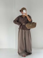 شومیز تک جیب سونیا کد 220667 - تصویر 19