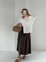 شومیز تک جیب سونیا کد 220667 - تصویر 10