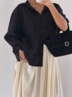 شومیز تک جیب سونیا کد 220667 - تصویر 25