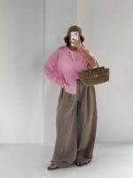 شومیز شاینی کد 220664 - تصویر 5