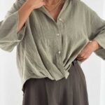 شومیز کنفی جلو گره کد 220672